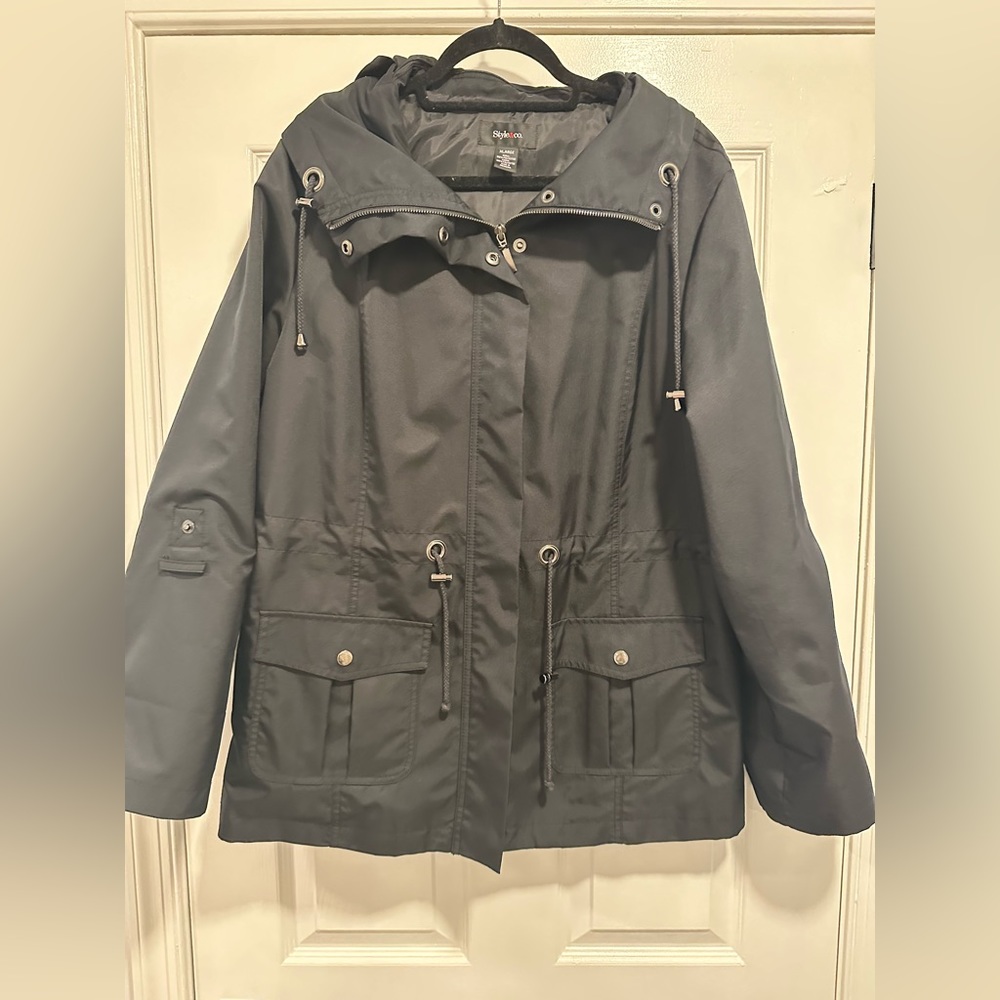 Style & Co Black Jacket Size XL